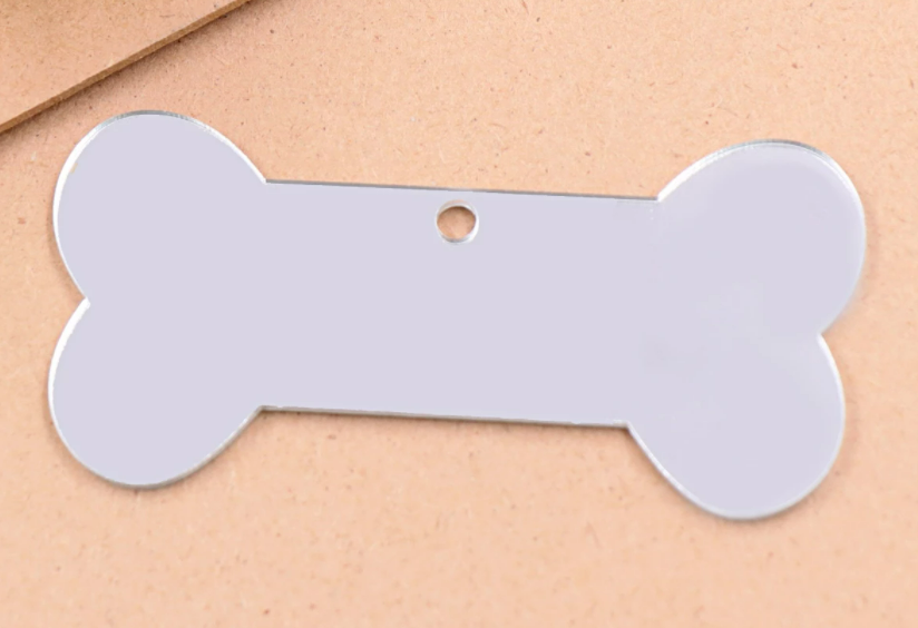 Acrylic 101mm Dog Bone Shaped Blanks