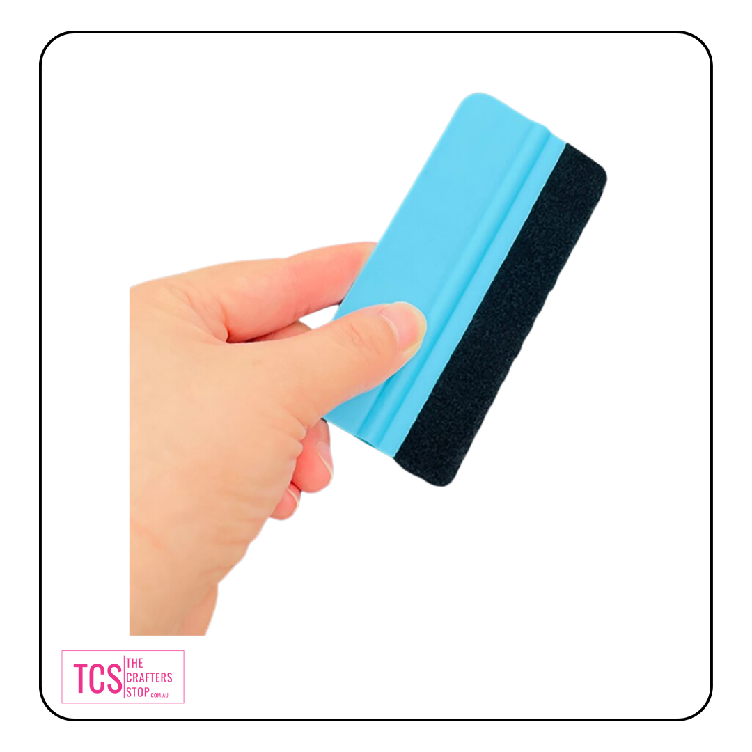 Teal Vinyl Application Squeegee