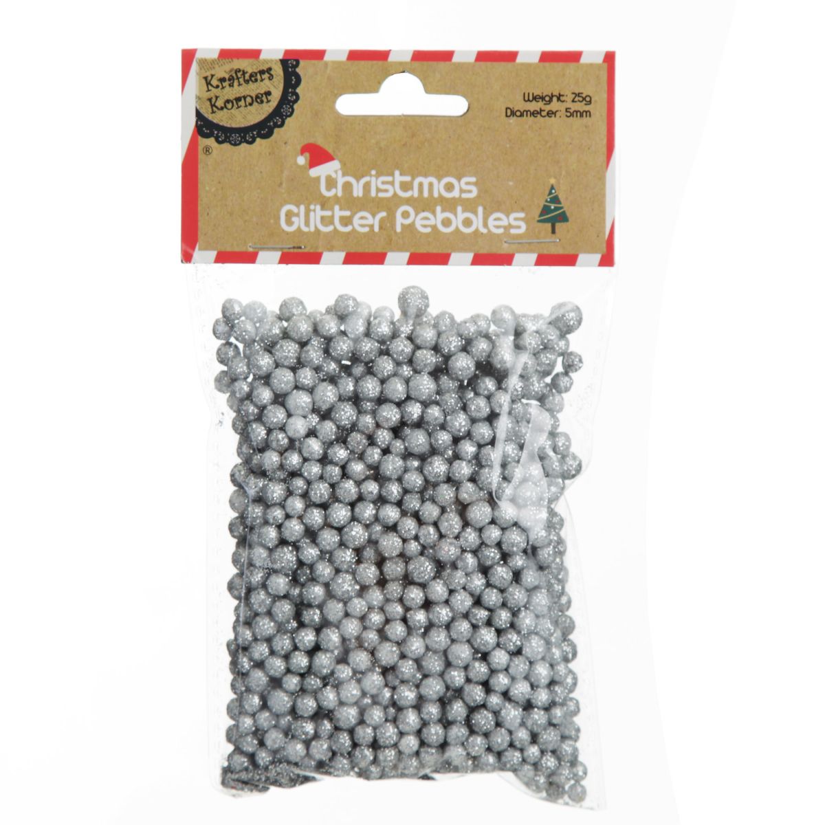 DIY Glitter Craft Pebbles