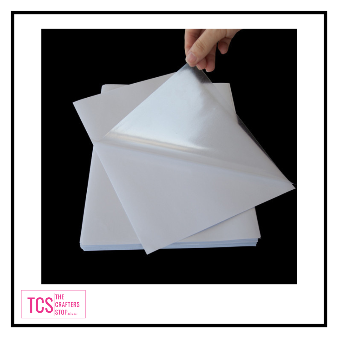 A4 Clear Transparent Vinyl PVC Printable Sheets - INKJET