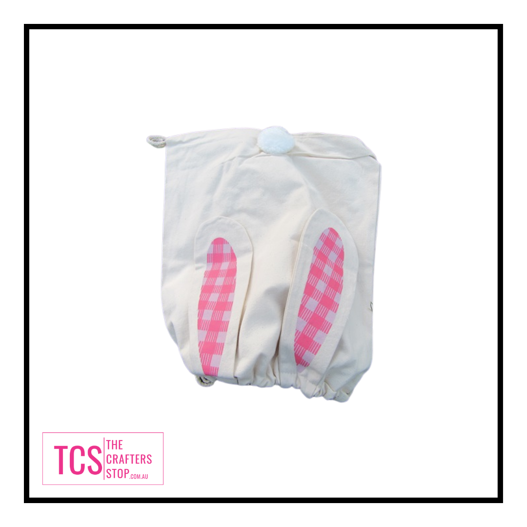 Easter Drawstring Bag with Bunny Ears