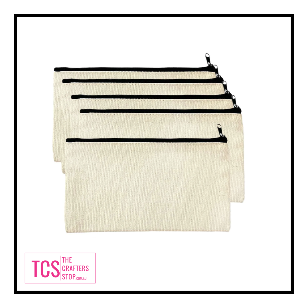 Canvas Pencil/Makeup Case