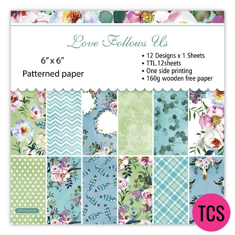 Floral/Flower Design Paper Pad
