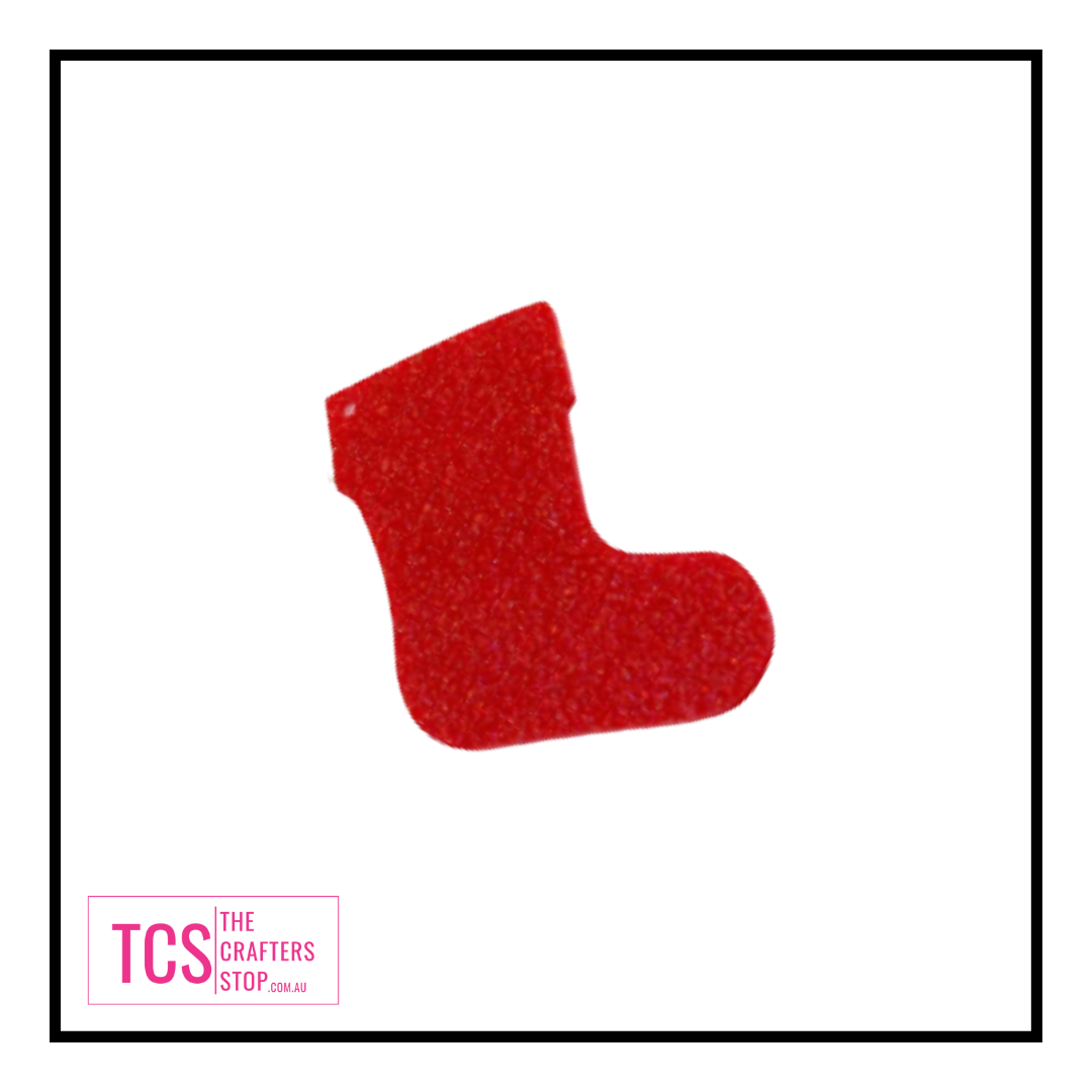 Acrylic Glitter Christmas Blank