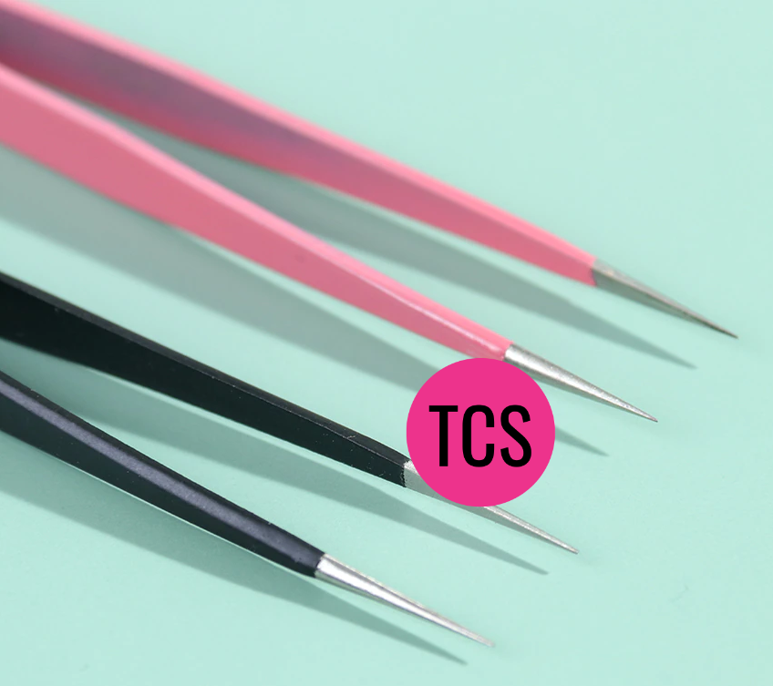 Long Handled Tweezers with Squeegee End (2in1)