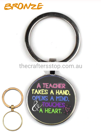 Teachers Metal Keyrings