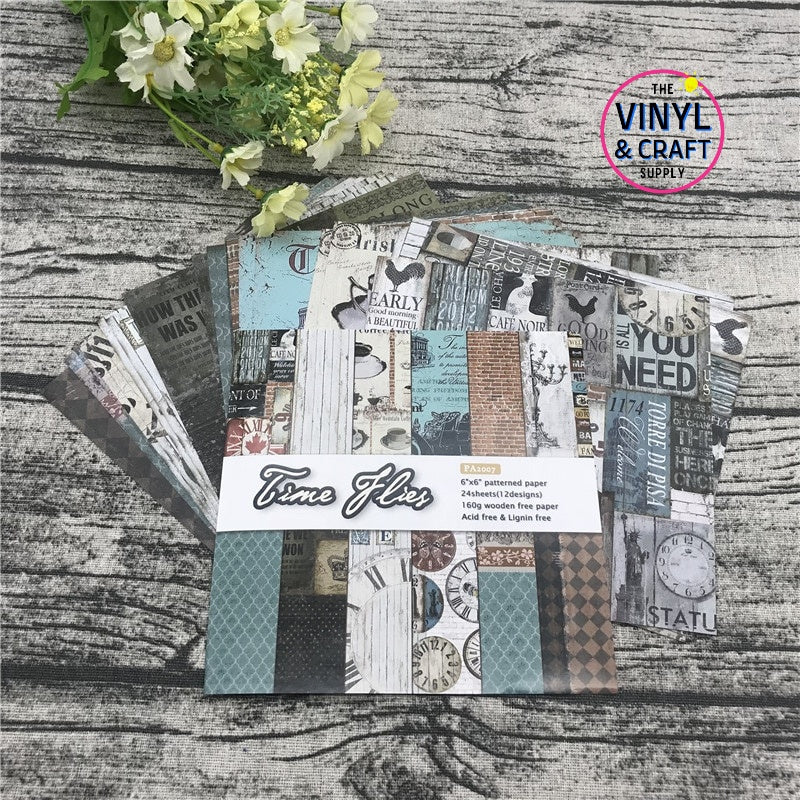 Time Flies Design Paper Pad