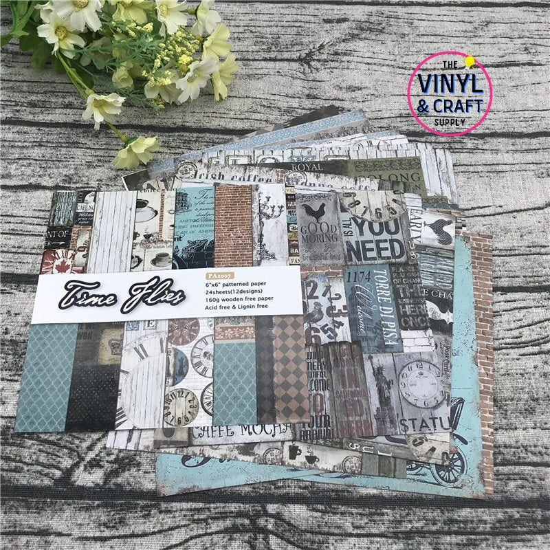 Time Flies Design Paper Pad