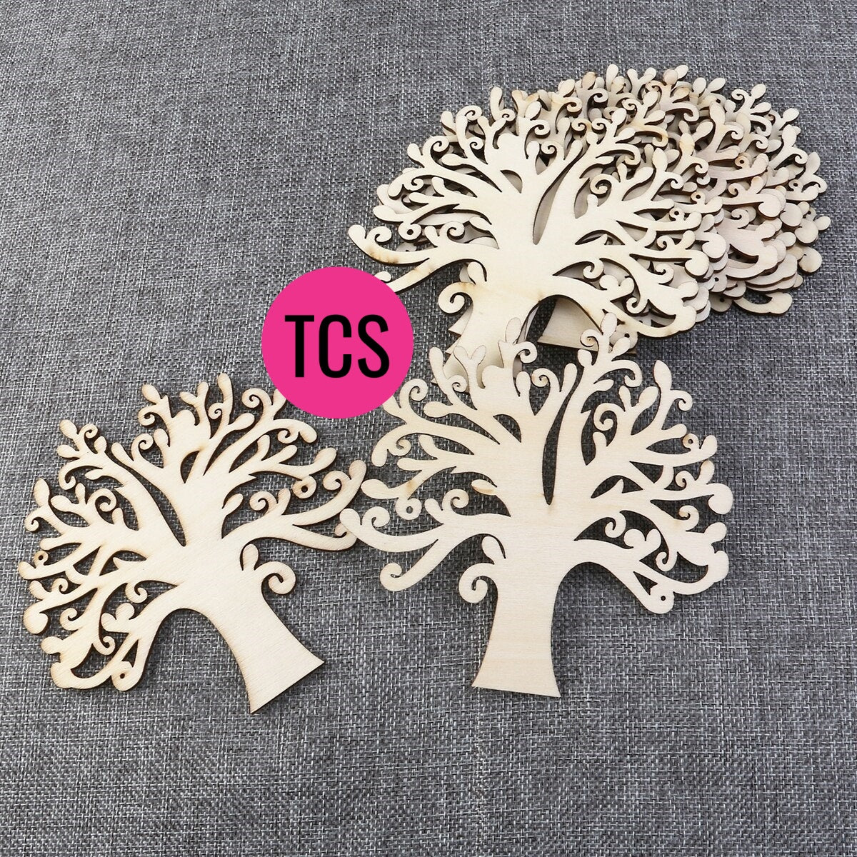 Unfinished Wooden Tree Blank
