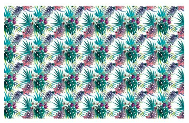 Self Adhesive Vinyl Pattern Roll - Tropical Plants
