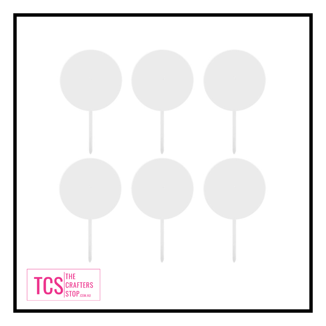 Acrylic Blank Cake Toppers