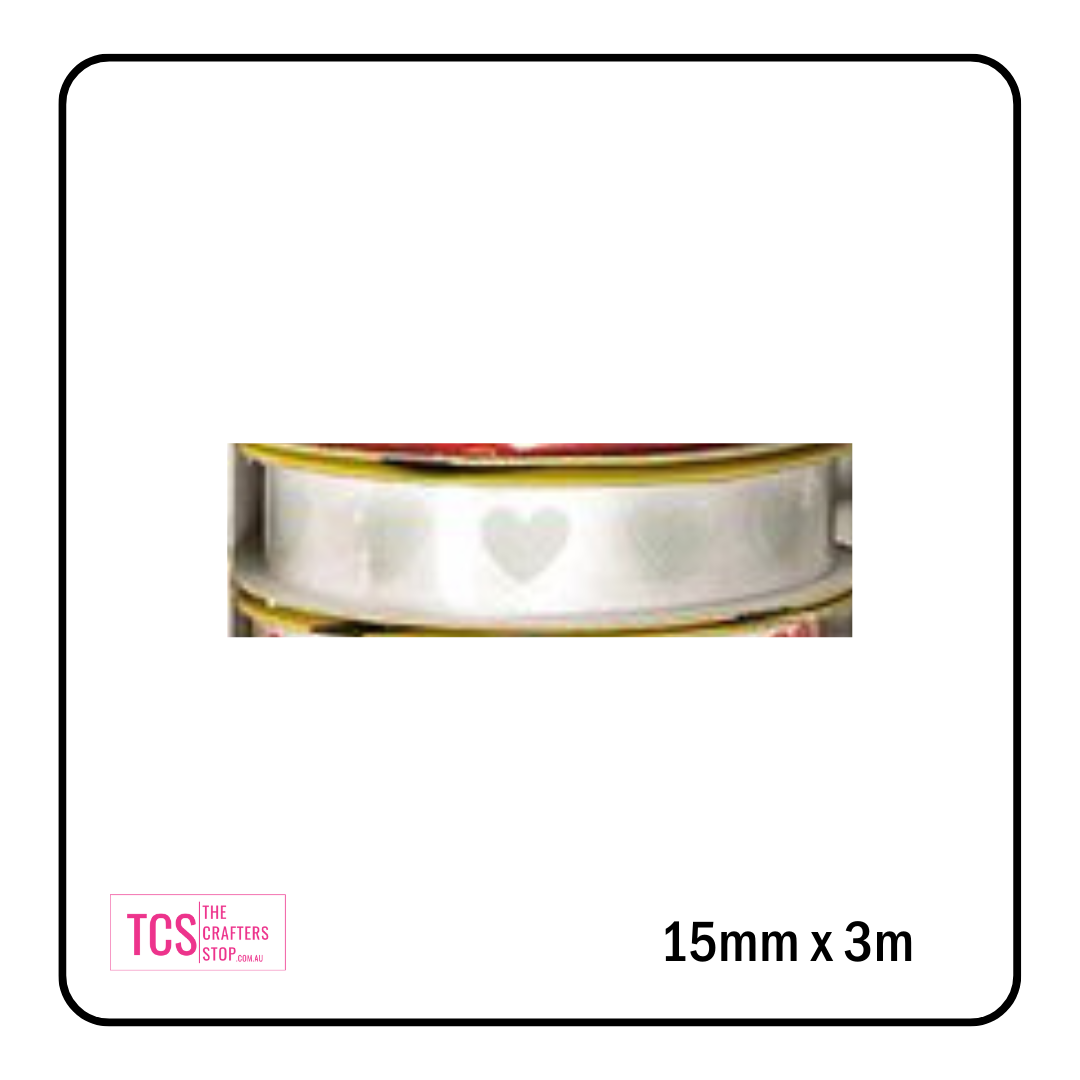 Assorted Valentines Day/Love Themed Satin Ribbon