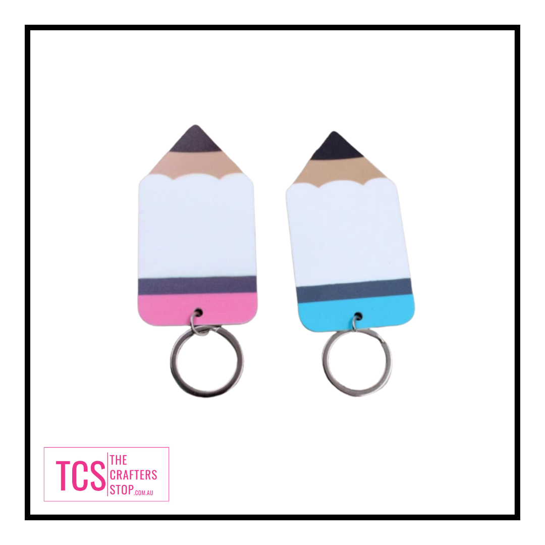Acrylic Pencil Keyrings - Perfect for teachers gift