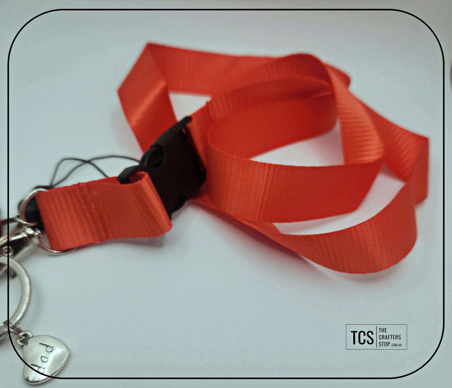 Metal Charm Tool Keyring with Lanyard and Acrylic Blank (Father's Day)