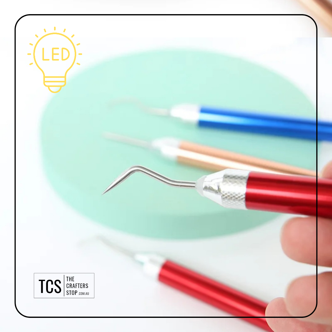 Metal Vinyl Weeding Tool with LED Light