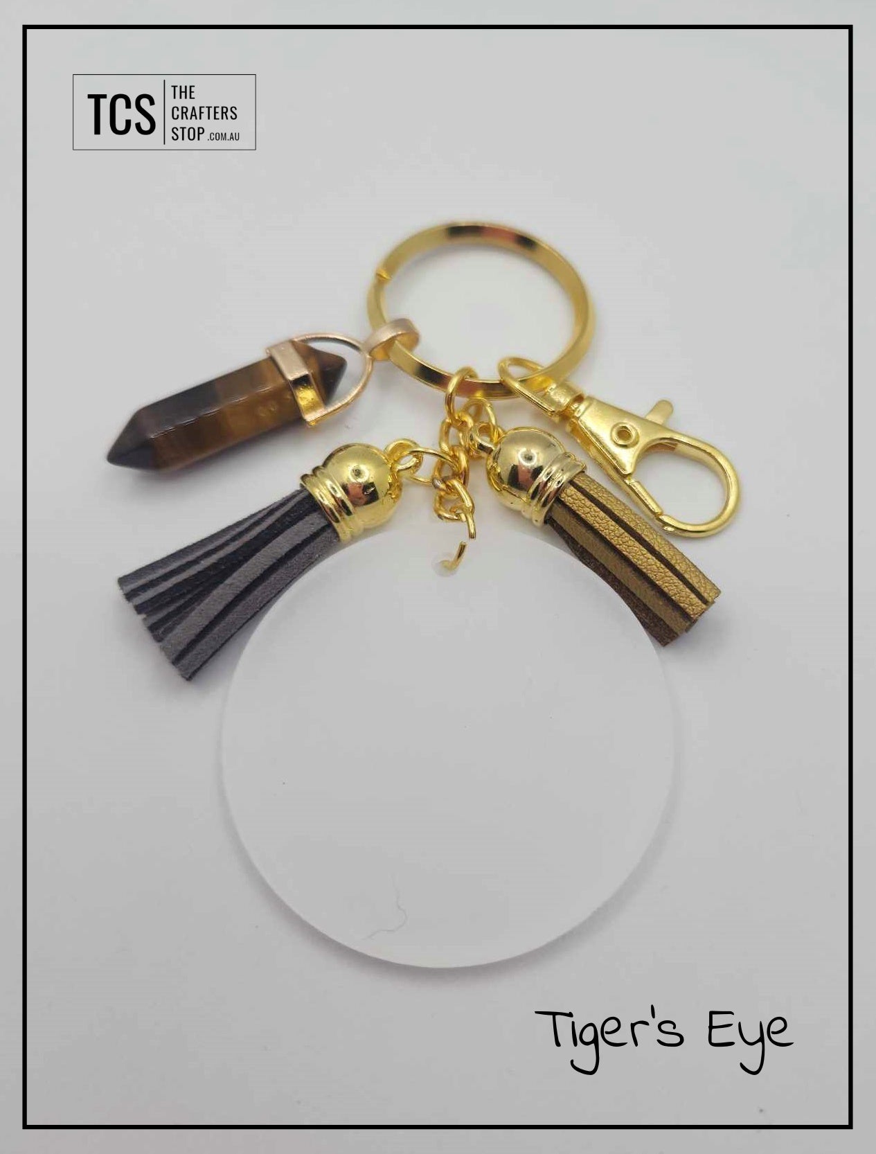Crystal DT Keyring with Acrylic Blank