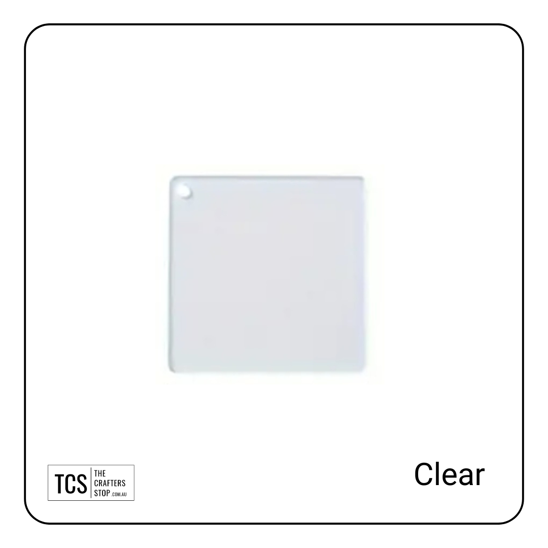 Square & Rectangle Acrylic Blanks (Great for Keyrings)