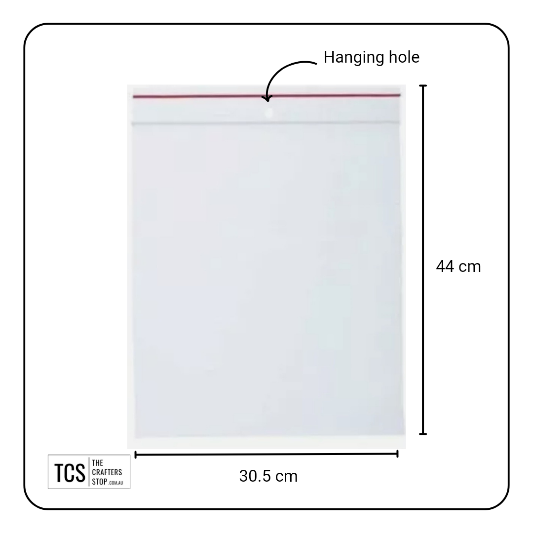 Resealable Bags 30.5 x 44 cm (X25 Pk)