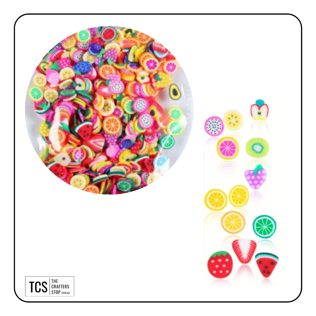 Polymer Clay Fruit Slices Add-ins