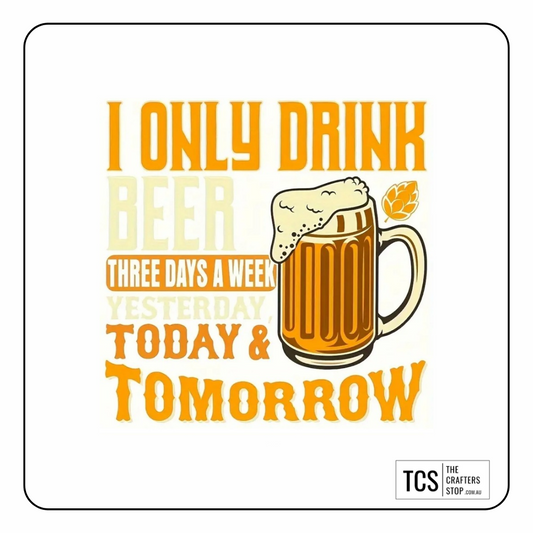 Beer DTF Iron On Transfer