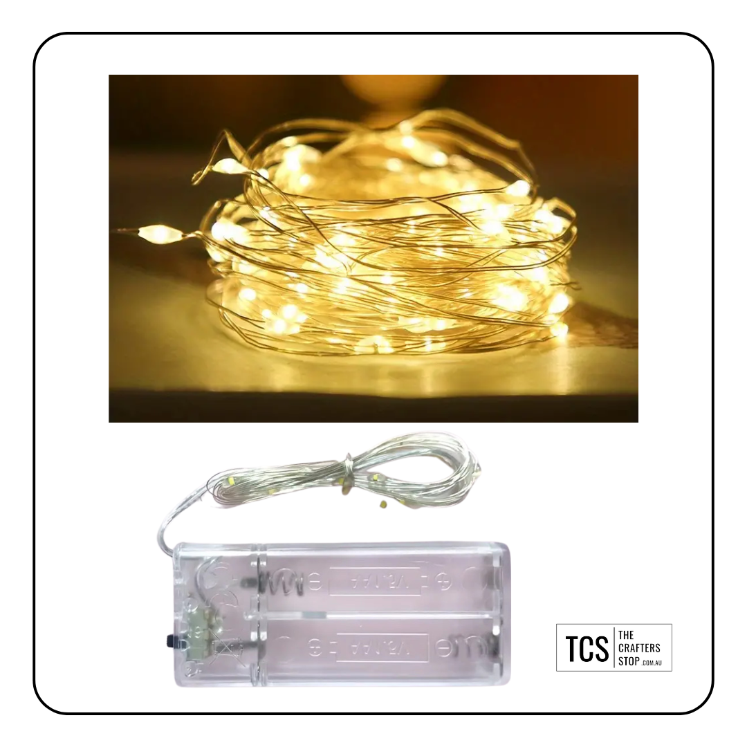 1m Copper Wire LED Lights (2 Colours)