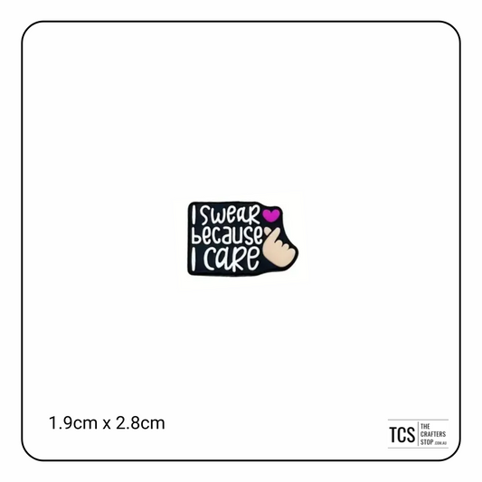 "I Swear Because I Care" Focal Beads