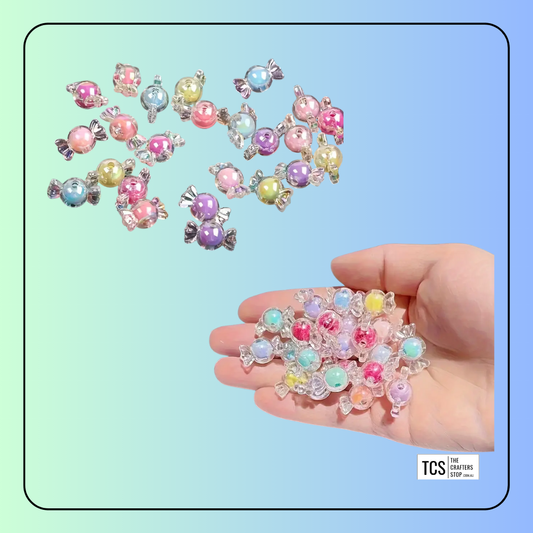 Small Lolly/Candy Shaped Beads