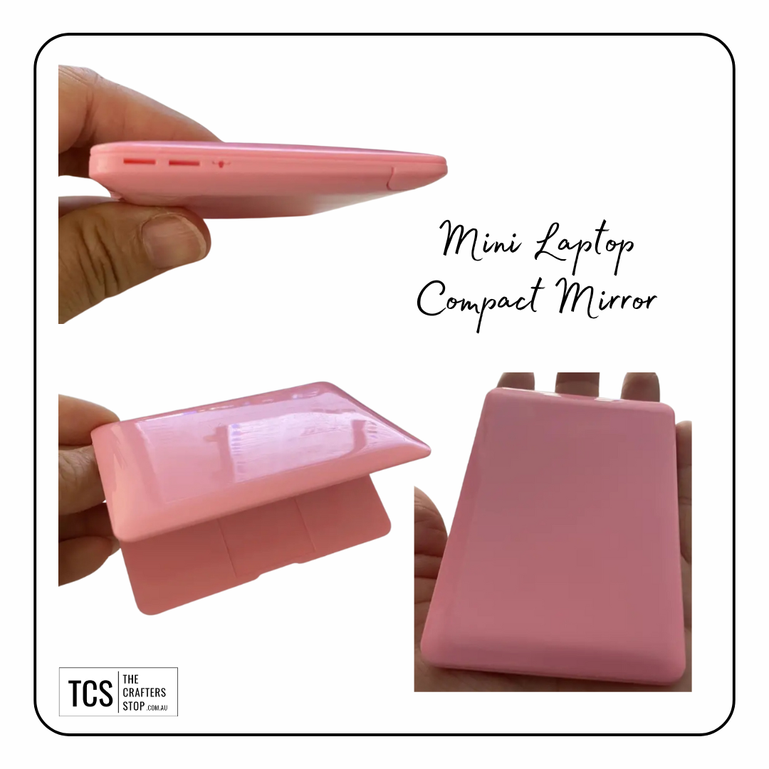 "Laptop Style" Mini Compact Mirror