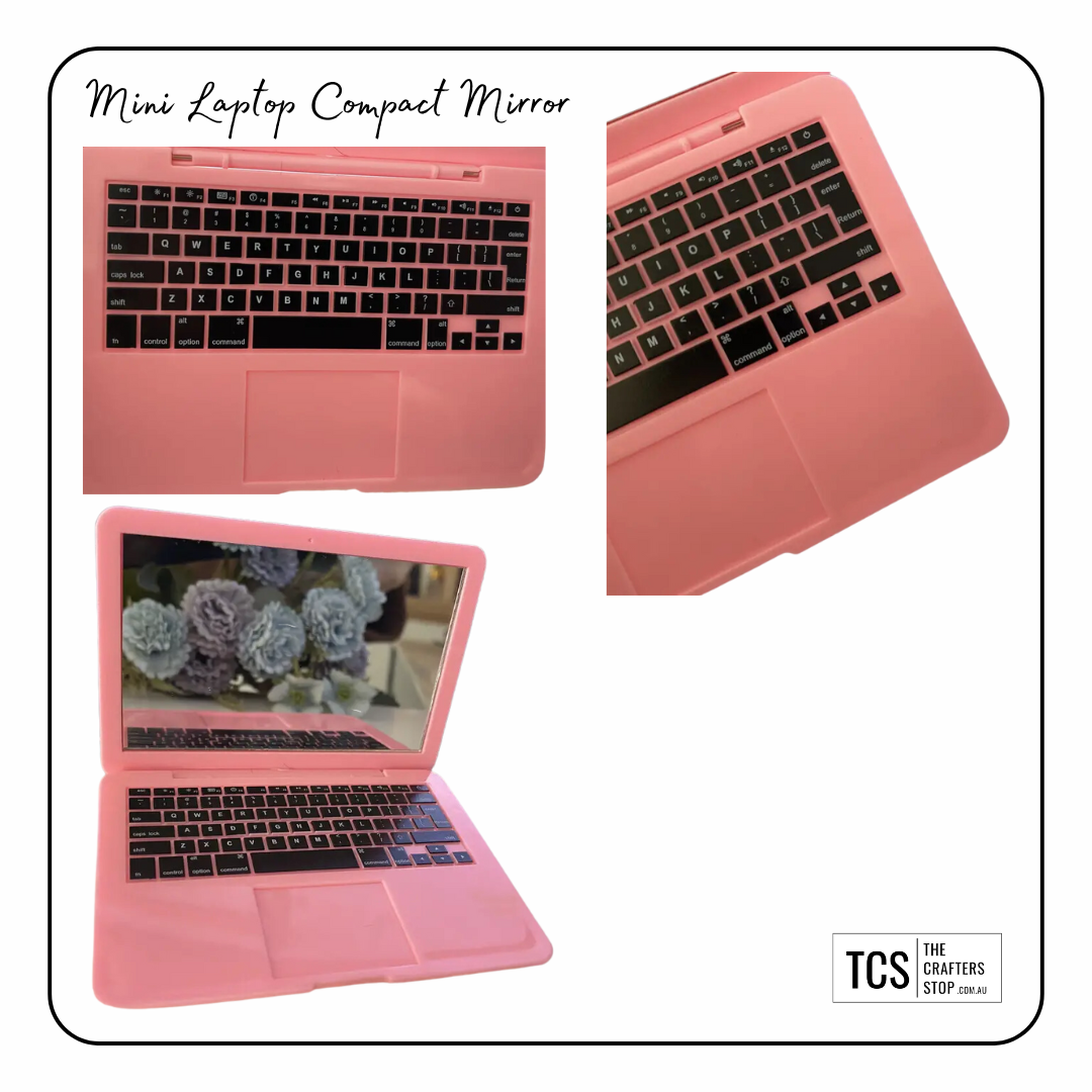 "Laptop Style" Mini Compact Mirror