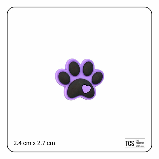 Paw Print Focal Beads