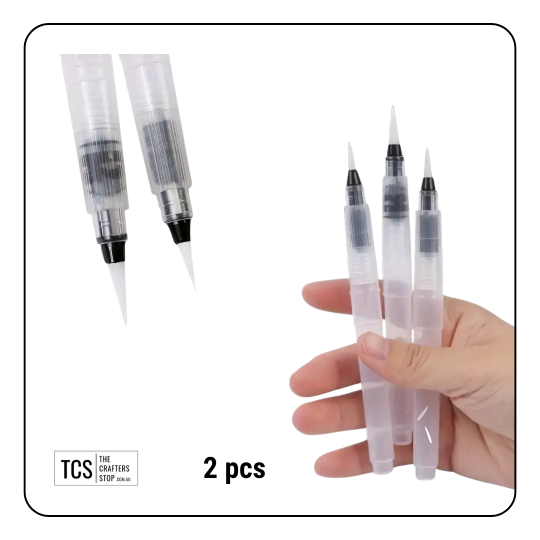 Refillable Watercolour Brush Set (2pcs)