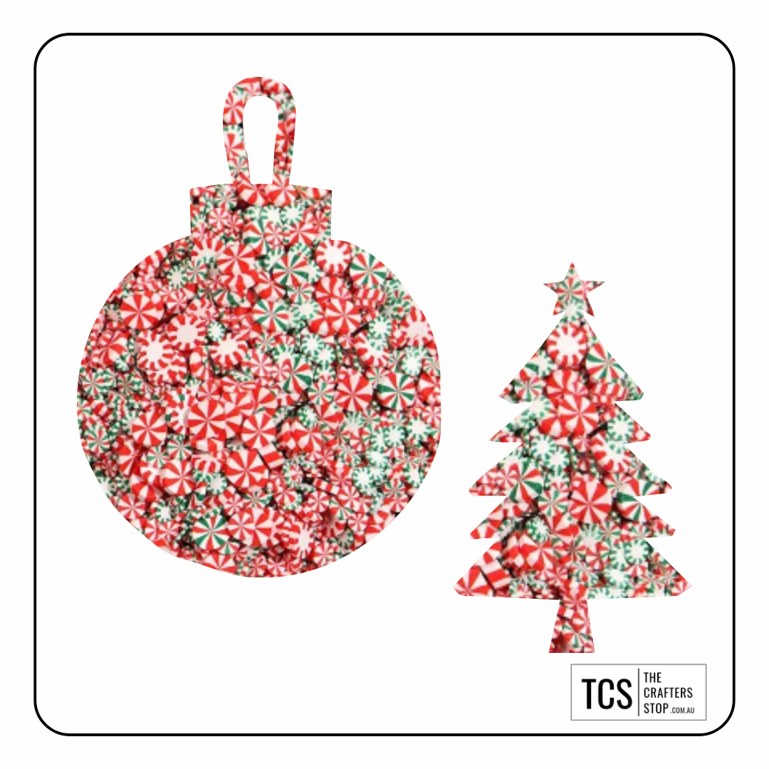 Polymer Clay Christmas Slices Add-ins