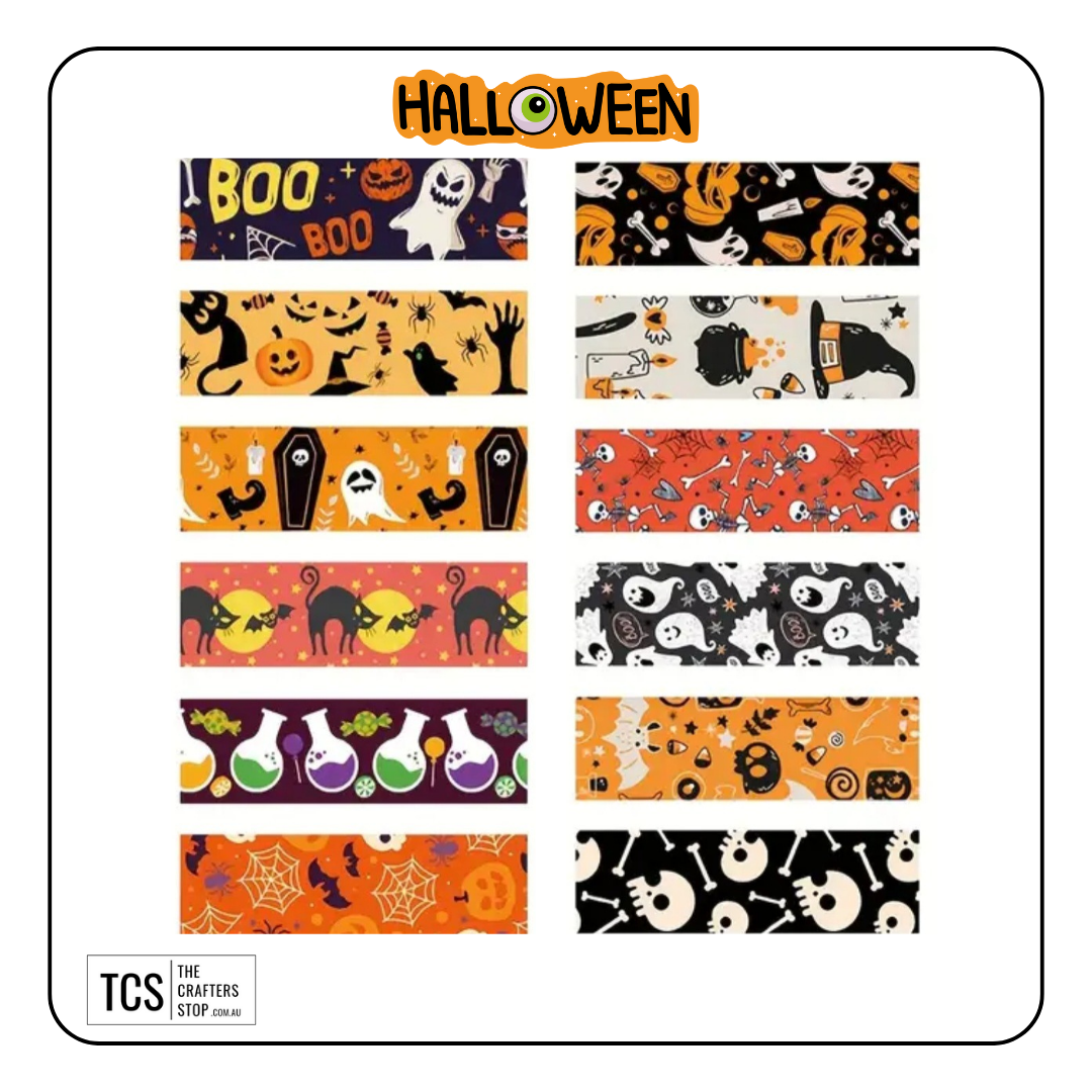 Decorative Halloween Washi Tape (2 Pack)