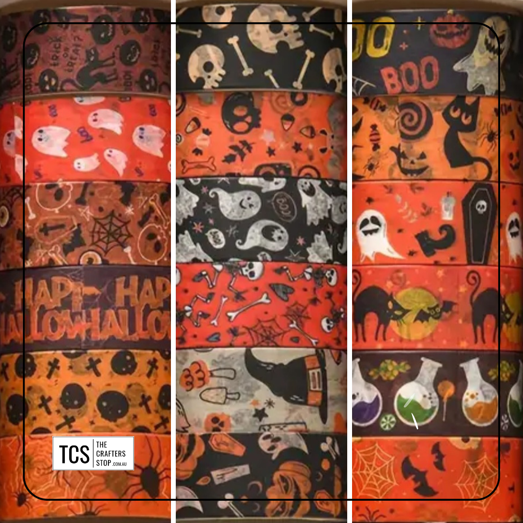 Decorative Halloween Washi Tape (2 Pack)