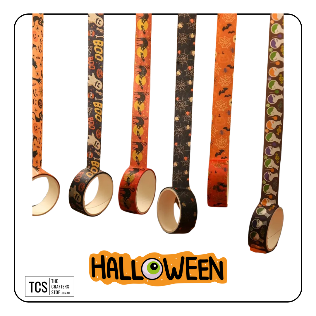 Decorative Halloween Washi Tape (2 Pack)