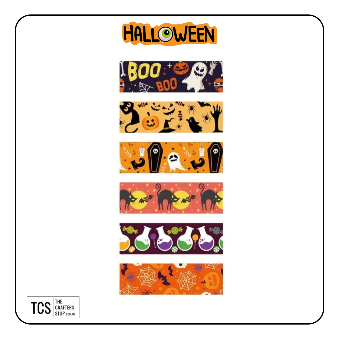 Decorative Halloween Washi Tape (2 Pack)