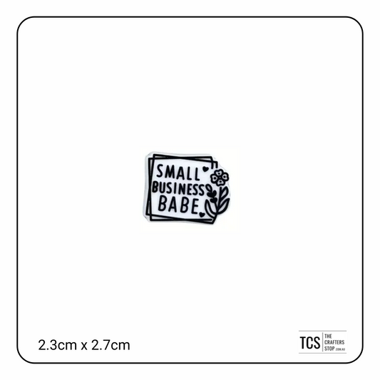 "Small Business Babe" Focal Beads