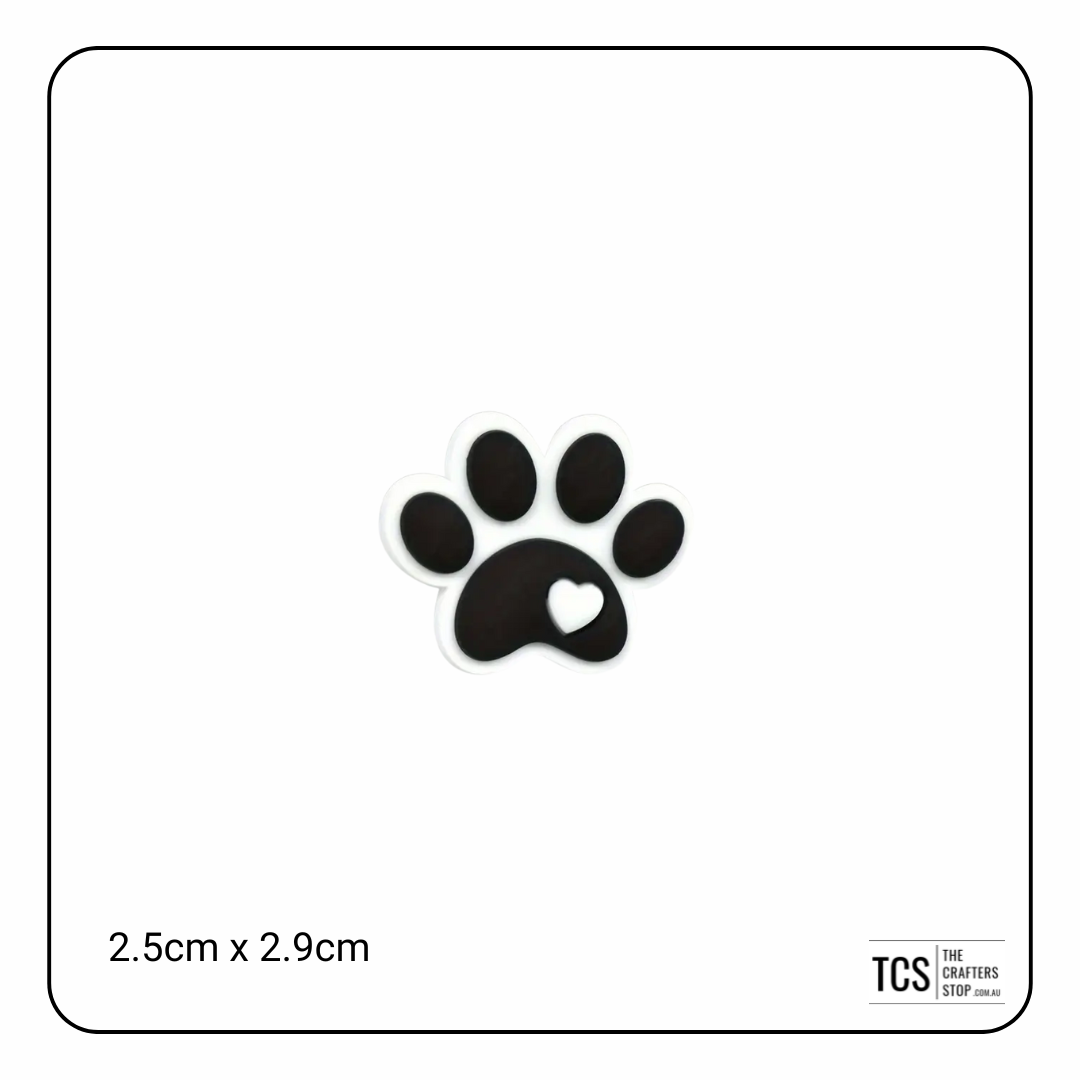 Paw Print Focal Beads
