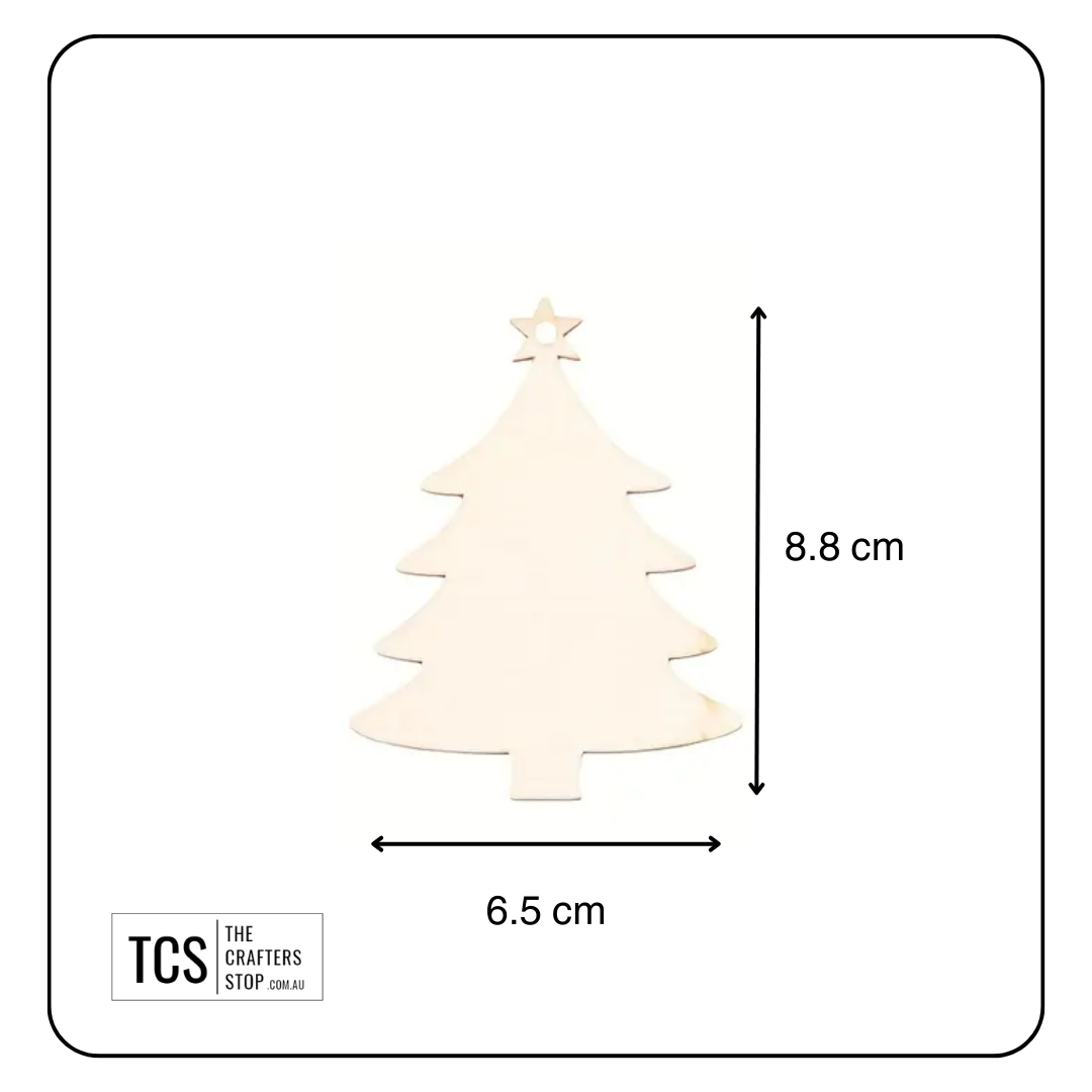 Wooden Christmas Tree Blank