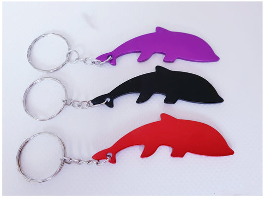 Aluminium Dolphin Bottle Opener Keyring