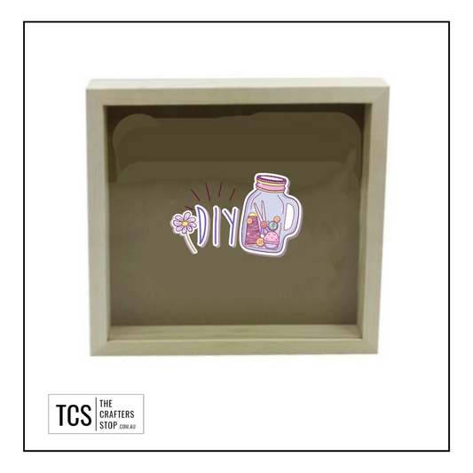 12"X12" DIY Wooden Memory/Shadow Box