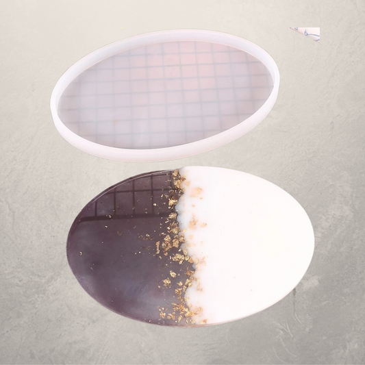 Resin Silicone Oval Tray Mould
