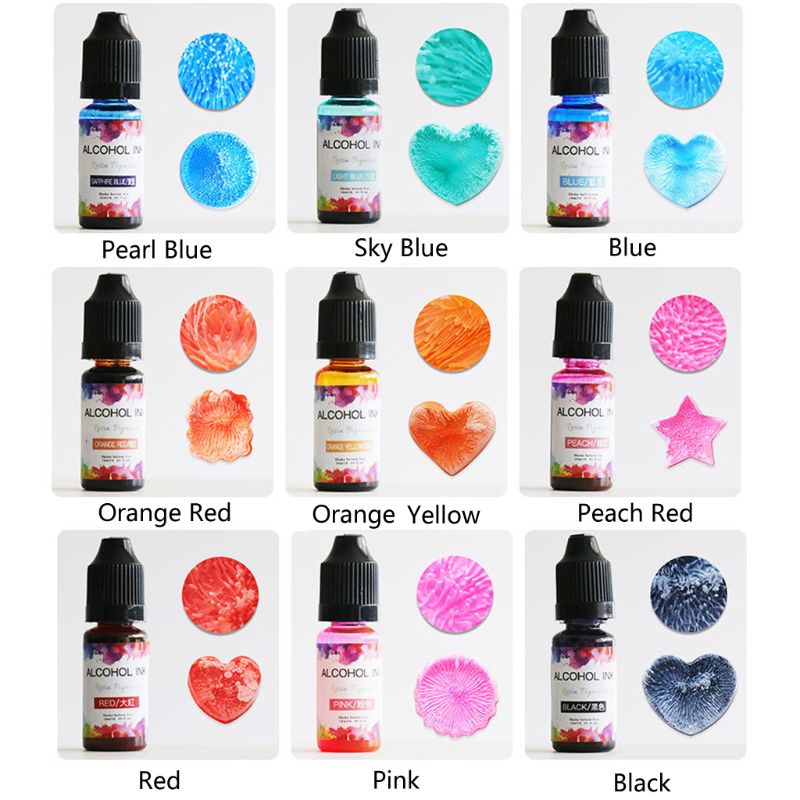 Assorted Alcohol Inks 10ml