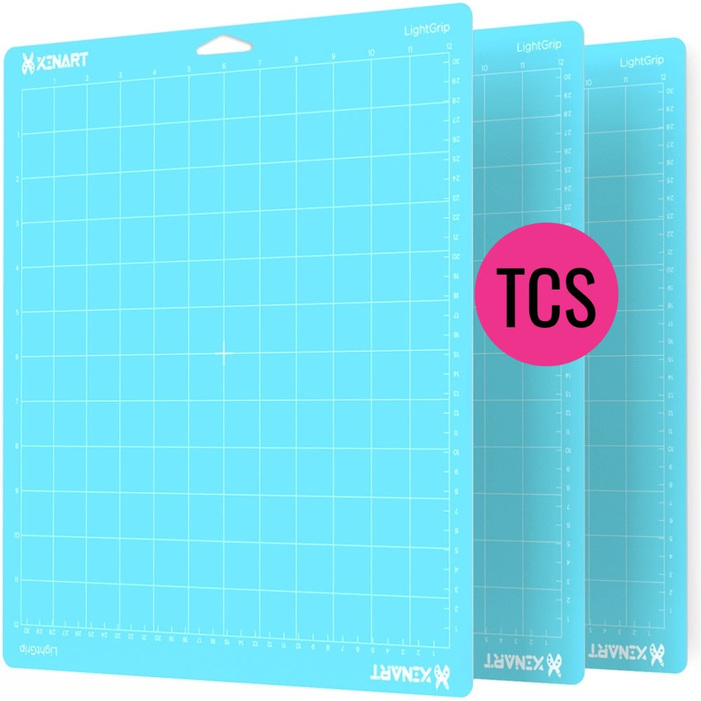 3 Pack of Adhesive Cutting Mats for Cricut (30x30cm)
