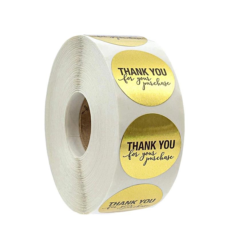 "Thank You" Business Stickers (500pcs per roll)