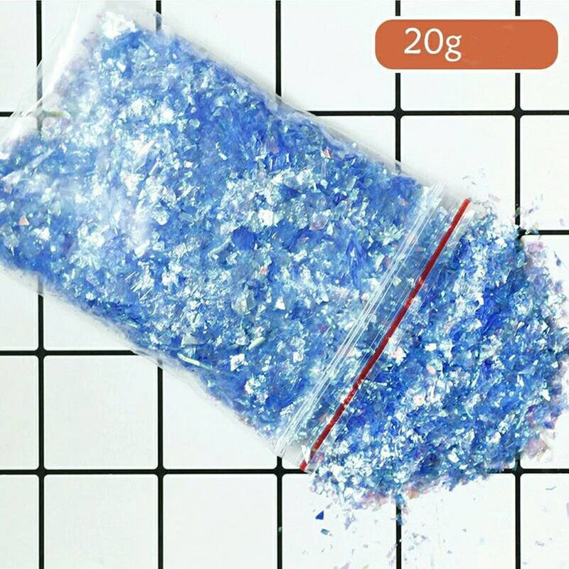 Iridescent Holographic Mylar Flakes 20grams