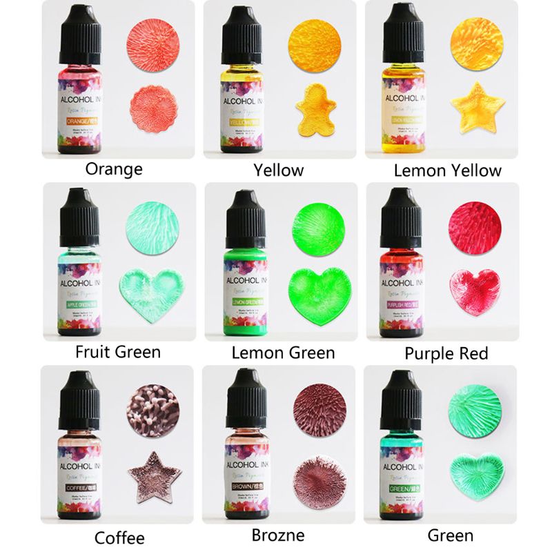 Assorted Alcohol Inks 10ml