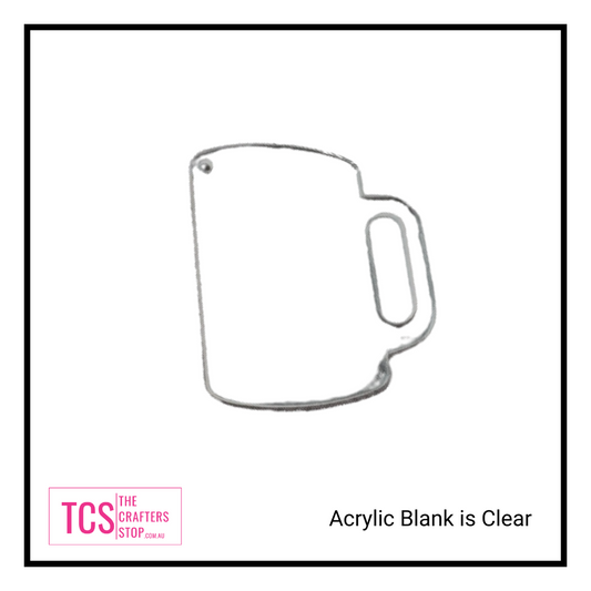 Acrylic Clear Beer Mug/Glass Blank