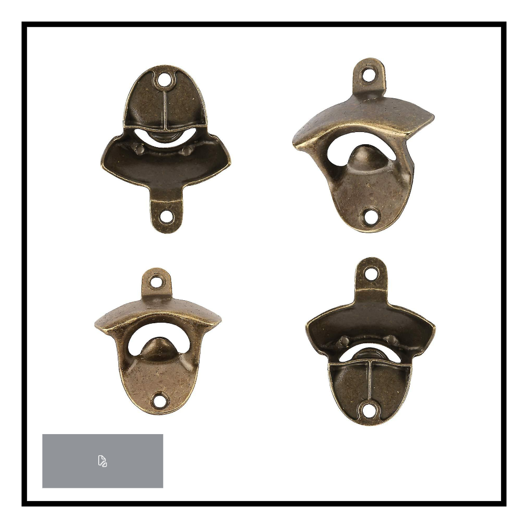 Wall Mountable Metal Bottle Opener