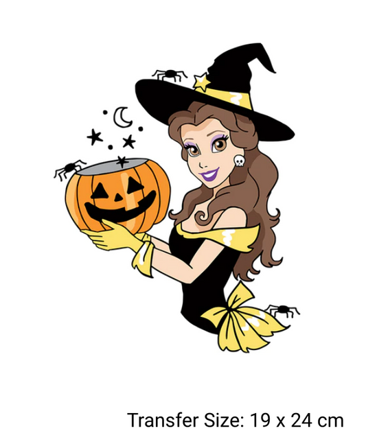 Princess Halloween Theme Ready Made DTF Iron On Transfers